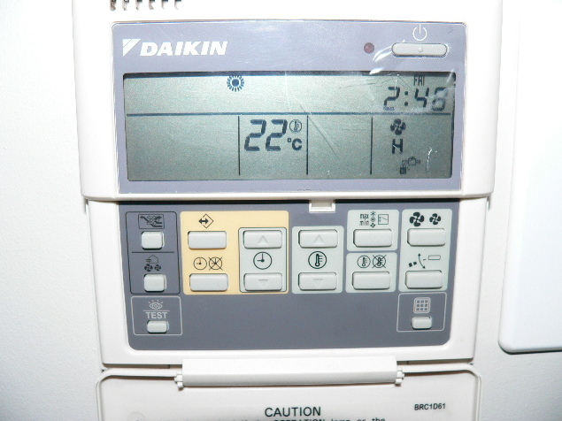  Photograph of Air Conditioner Control Panel