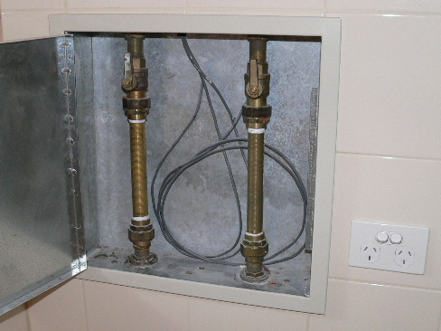  Photograph of Water Control Panel Open