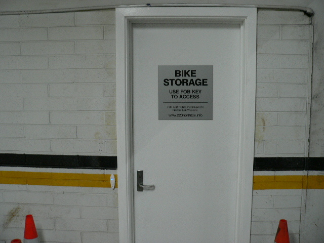 Photograph of Bike Storage Door