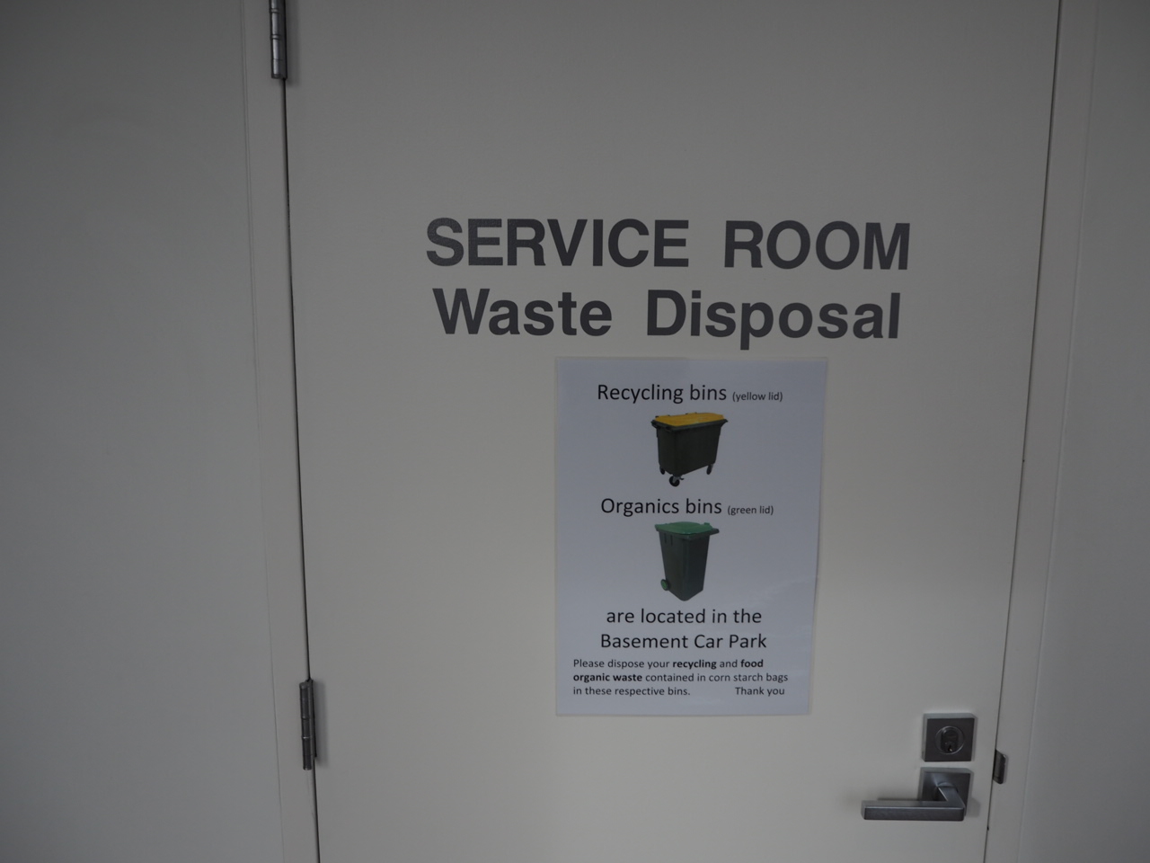  Photograph of North Tower Rubbish Area