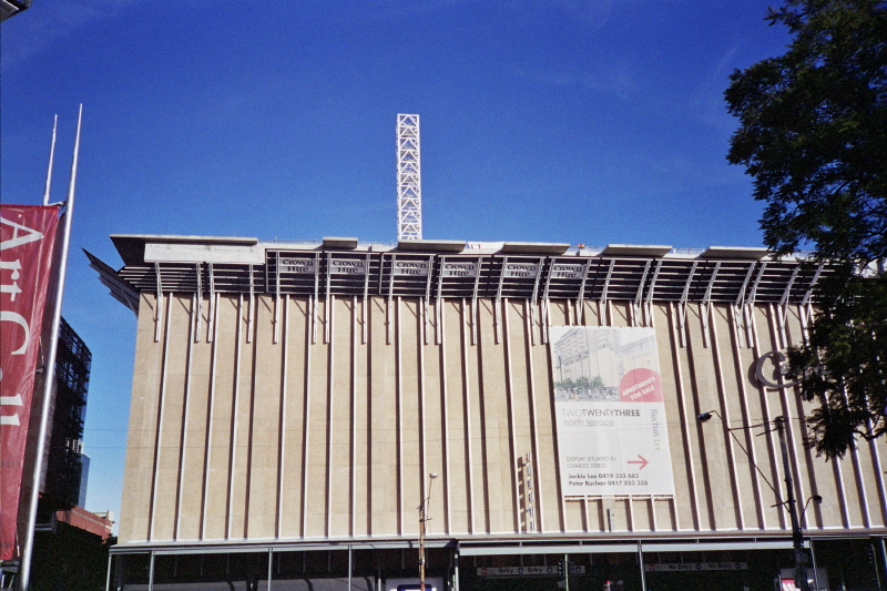  Photograph: looking up at builiding