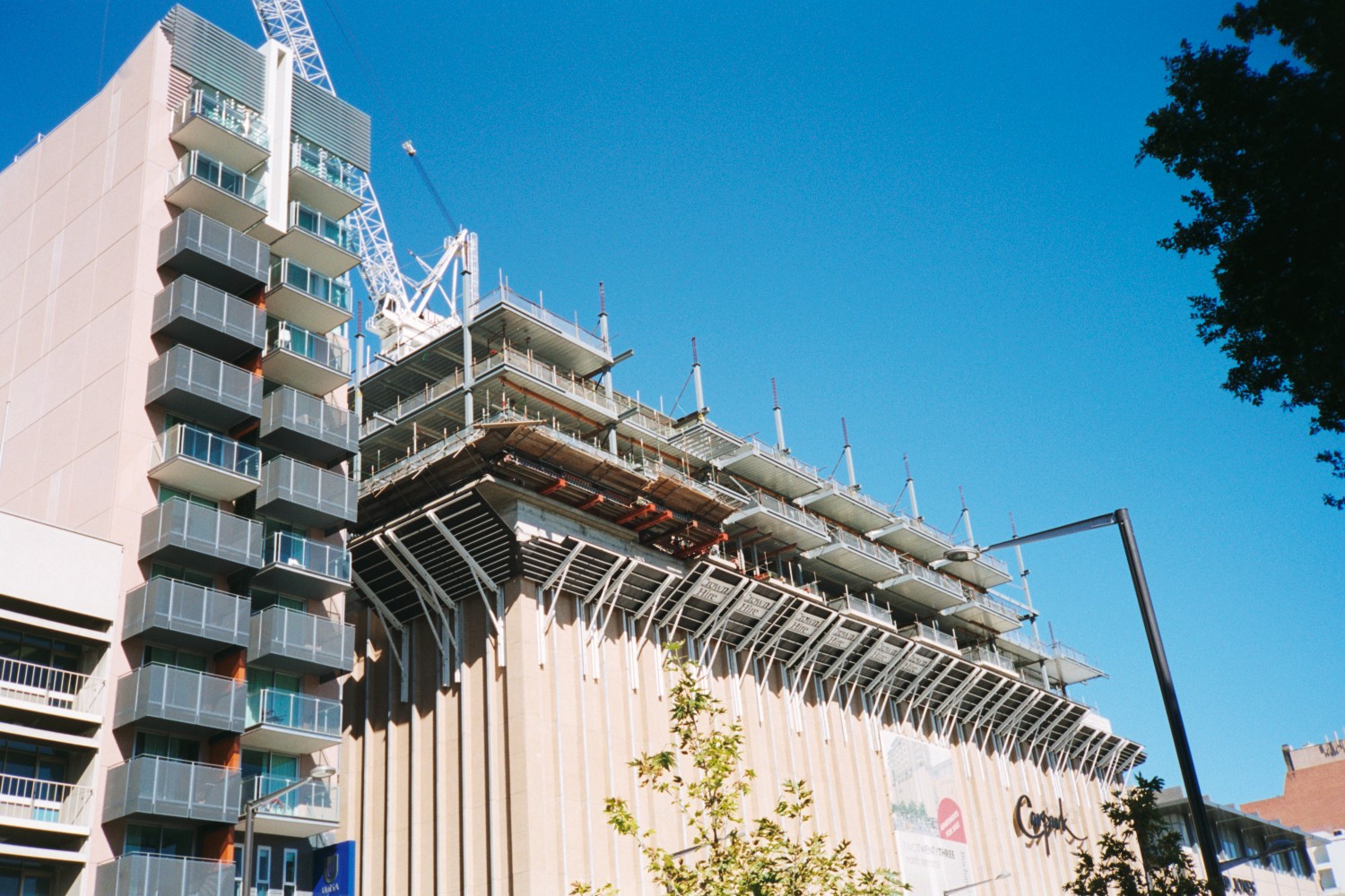 Photograph: looking up from the east